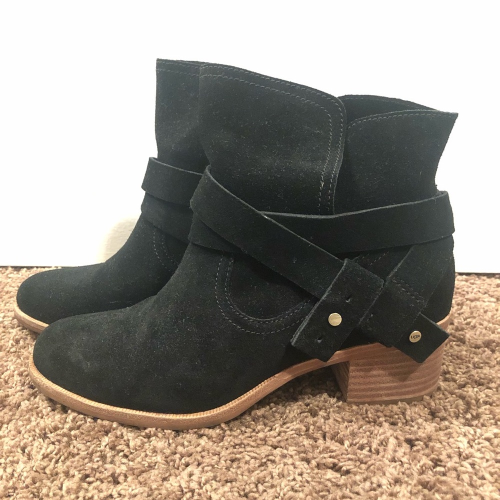 Ugg Black Suede Boots